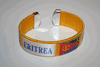 ERITREA YELLOW SUPER THINK COUNTRY FLAG BRACELET WRISTBAND .. NEW