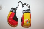 ESPANA COUNTRY FLAG PAIR OF MINIATURE BOXING GLOVES ... SPAIN .. NEW