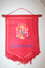 ESPANA FIFA WORLD CUP COUNTRY FLAG HANGING BANNER .. MEDIUM SIZE SPAIN .. NEW