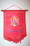 ESPANA FIFA WORLD CUP COUNTRY FLAG HANGING BANNER .. MEDIUM SIZE SPAIN .. NEW
