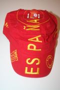 ESPANA MILITARY STYLE RED COUNTRY FLAG FIFA WORLD CUP HAT CAP .. SPAIN .. NEW