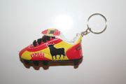 ESPANA SPAIN FIFA WORLD CUP SOCCER FOOTBALL SHOE CLEAT KEYCHAIN .. HIGH QUALITY . NEW