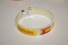 ESPANA WHITE COUNTRY FLAG FLEXIBLE BRACELET WRISTBAND ... FIFA WORLD CUP SOCCER FOOTBALL ...NEW
