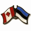 ESTONIA / CANADA COUNTRY FLAG SMALL METAL FRIENDSHIP LAPEL PIN BADGE .. NEW ESTONIA / CANADA COUNTRY FLAG SMALL METAL FRIENDSHIP LAPEL PIN BADGE .. NEW