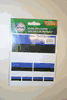 ESTONIA COUNTRY FLAG SET OF 7 COLLECTION STICKERS .. NEW