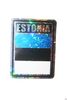 ESTONIA SQUARE COUNTRY FLAG METALLIC BUMPER STICKER DECAL .. SIZE 3" X 4" INCHES .. NEW