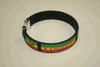 ETHIOPIA BLACK COUNTRY FLAG FLEXIBLE BRACELET WRISTBAND .. NEW