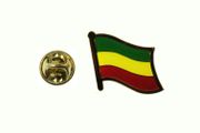 ETHIOPIA COUNTRY FLAG METAL LAPEL PIN BADGE .. NEW