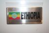 ETHIOPIA COUNTRY FLAG SMALL METAL LICENSE PLATE STICKER DECAL EMBLEM .. NEW