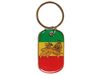 ETHIOPIA COUNTRY FLAG WITH LION KEYCHAIN ..HIGH QUALITY .. NEW