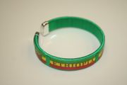 ETHIOPIA GREEN COUNTRY FLAG FLEXIBLE BRACELET WRISTBAND .. NEW
