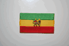 ETHIOPIA LION OF JUDAH COUNTRY FLAG SMALL IRON ON PATCH CREST BADGE .. NEW