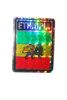 ETHIOPIA SQUARE COUNTRY FLAG METALLIC BUMPER STICKER DECAL .. SIZE 3" X 4" INCHES .. NEW