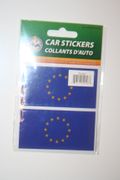 EUROPEAN UNION FLAG SET OF CAR BUMPER STICKERS DECAL EMBLEM .. NEW