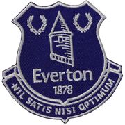 EVERTON 1878 NIL SATIS NISI OPTIMUM FOOTBALL CLUB Logo  Embroidered Iron - On PATCH CREST BADGE 