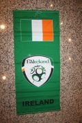 FA IRELAND X-LARGE HANGING BANNER FLAG SOCCER FOOTBALL  .. EURO CUP .. NEW
