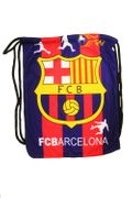 FC BARCELONA FOOTBALL CLUB DRAW STRING SHOULDER BAG NAPSACK .. NEW