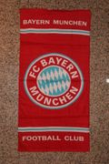 FC BAYERN MUNCHEN FOOTBALL CLUB BEACH TOWEL .. SOCCER FUSSBALL .. NEW