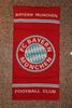 FC BAYERN MUNCHEN FOOTBALL CLUB BEACH TOWEL .. SOCCER FUSSBALL .. NEW