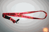 FERRARI HIGH GLOSS RED LANYARD KEYCHAIN PASSHOLDER F1 RACING ...NEW