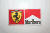FERRARI  MARLBORO F1 RACING  IRON-0N PATCH CREST BADGE ... NEW 