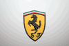 FERRARI SPORTS CAR OFFICIAL LOGO SMALL IRON-ON PATCH CREST BADGE .. F1 RACING .. NEW 