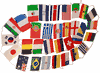  1 SET OF 32 STRING LARGE COUNTRY FLAGS  FIFA SOCCER WORLD CUP BRASIL 2014 .. NEW 