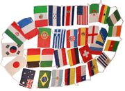 1 SET OF 32 STRING LARGE COUNTRY FLAGS  FIFA SOCCER WORLD CUP BRASIL 2014 .. NEW 