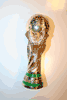 FIFA WORLD CUP SOCCER FOOTBALL SMALL 8" HIGH TROPHY .. NEW