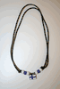 FINLAND COUNTRY FLAG METAL NECKLACE .. NEW