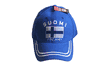 FINLAND SUOMI BLUE  COUNTRY FLAG EMBOSSED HAT CAP .. NEW