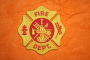 FIRE DEPARTMENT CREST PATCH ... HOT HOT