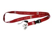 FIRST NATION RED NATIVE LANYARD KEYCHAIN PASSHOLDER NECKSTRAP ... NEW