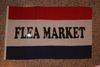 FLEA MARKEY STRIPED LARGE 3' X 5' FLAG .. NEW IN PACKAGE