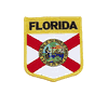 FLORIDA USA SHIELD FLAG IRON ON PATCH CREST BADGE 3 X 3 1/2 INCHES ... NEW