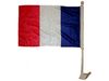 FRANCE 12" X 18" INCHES HEAVY DUTY COUNTRY FLAG WITH STICK .. FIFA SOCCER WORLD CUP .. NEW