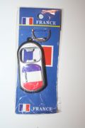 FRANCE COUNTRY FLAG BOTTLE OPENER KEYCHAIN WITH LIGHT .. FIFA WORLD CUP SOCCER FOOTBALL ..NEW