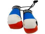FRANCE COUNTRY FLAG MINI BOXING GLOVES ..HIGH QUALITY .. NEW