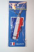 FRANCE COUNTRY FLAG SHOE SANDLE KEYCHAIN .. NEW