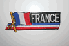 FRANCE COUNTRY FLAG WORD IRON-ON PATCH CREST BADGE . NEW
