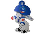 FRANCE FFF LOGO HANGING LITTLE BOY DECAL WITH SUCTION CUP .. FIFA SOCCER WORLD CUP .. NEW