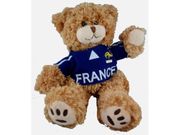 FRANCE FIFA WORLD CUP SOCCER FOOTBALL PLUSH SOFT JERSEY TEDDY BEAR .. NEW