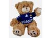 FRANCE FIFA WORLD CUP SOCCER FOOTBALL PLUSH SOFT JERSEY TEDDY BEAR .. NEW