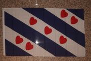 FRIESLAND 3' X 5' NATIONAL COUNTRY FLAG LARGE BANNER TAPESTRY ... BUY NEW