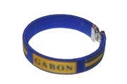 GABON BLUE COUNTRY FLAG C' BRACELET WRISTBAND
