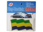 GABON COUNTRY FLAG WAVY  BUMPER DECAL STICKER EMBLEM ...