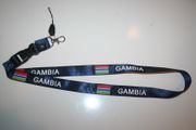 GAMBIA BLUE COUNTRY FLAG LANYARDS KEYCHAINS PASSHOLDERS ... NEW
