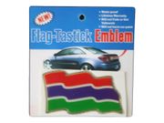 GAMBIA COUNTRY FLAG WAVY BUMPER DECAL STICKER EMBLEM ...