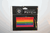 GAY & LESBIAN PRIDE RAINBOW FLAG SMALL IRON-ON PATCH CREST BADGE .. NEW