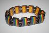 GAY & LESBIAN RAINBOW PRIDE METAL SPORTS BRACELET WRISTBAND .. NEW